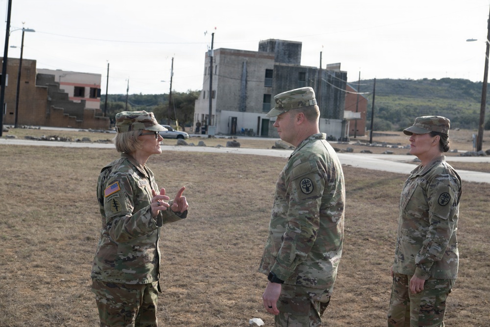 The TSG and CSM of Army Medicine visits the 2026 Best Medic Competition