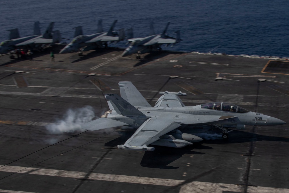 Abraham Lincoln conducts flight operations