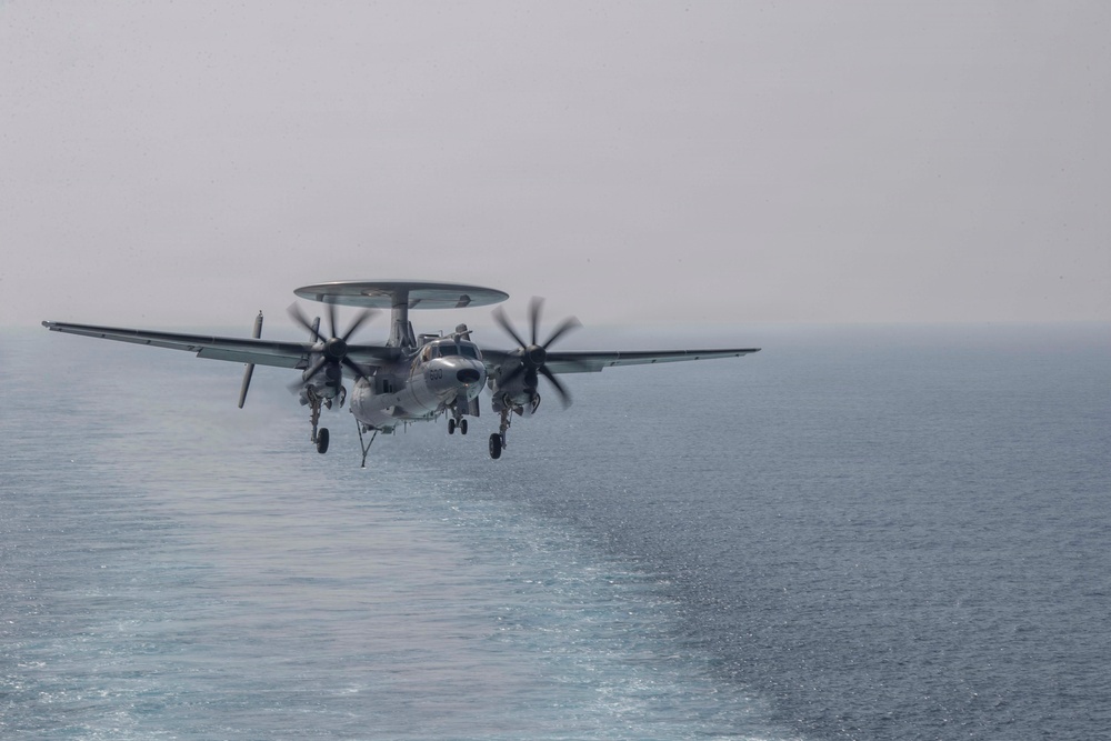 Abraham Lincoln conducts flight operations