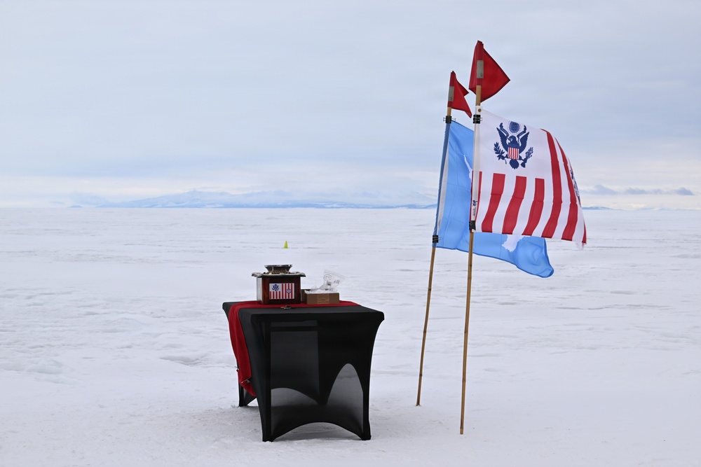 USCGC Polar Star (WAGB 10) conducts Antarctica Service Medal ceremony during Operation Deep Freeze 2026