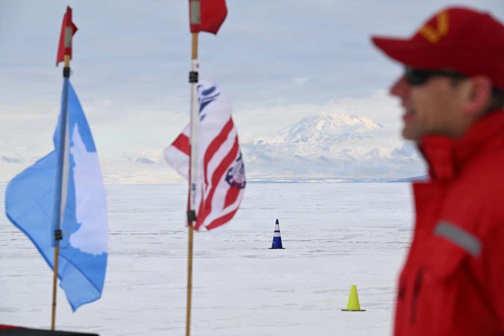 USCGC Polar Star (WAGB 10) conducts Antarctica Service Medal ceremony during Operation Deep Freeze 2026