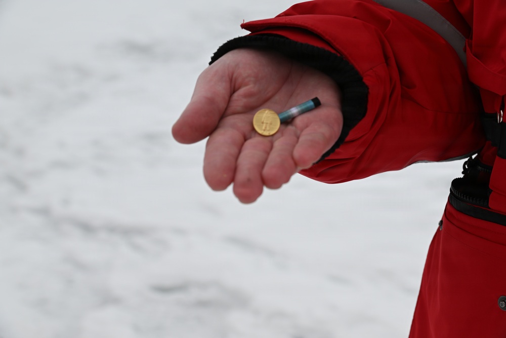 USCGC Polar Star (WAGB 10) conducts Antarctica Service Medal ceremony during Operation Deep Freeze 2026