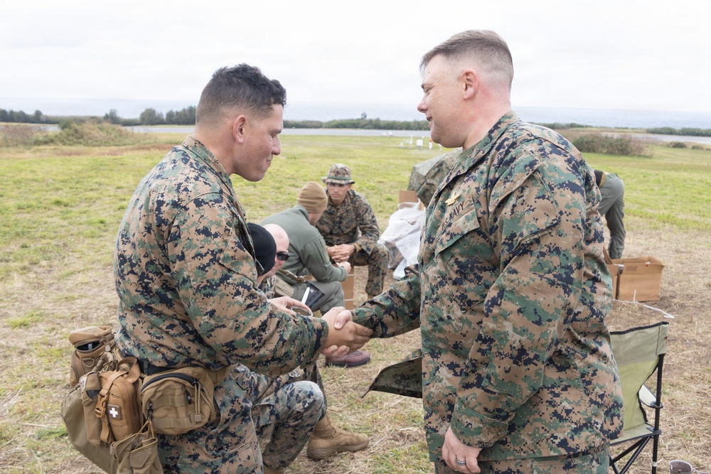 MACG-18 chaplain visits Marines at Ie Shima during Nansei Sword 26