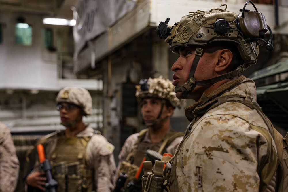 QUART 26.2: 2nd Bn. 4th Marines, 3rd Assault Amphibian Battalion conduct ship to shore operations aboard USS Makin Island