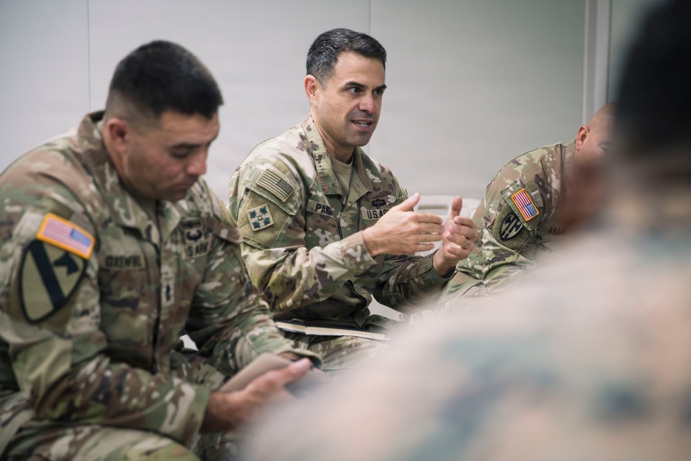 MRF-SEA Marines Conduct Key Leader Engagement with Army Rotational Force-Philippines Soldiers