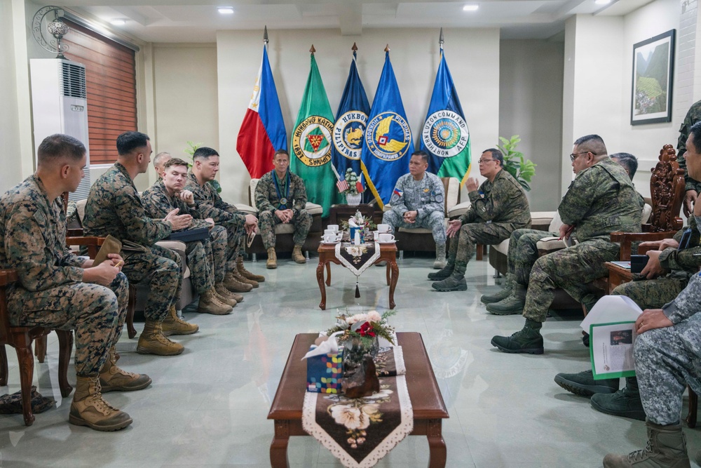MRF-SEA Marines Meet Northern Luzon Command Leadership