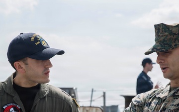 MRF-SEA Marines Visit USS John Finn