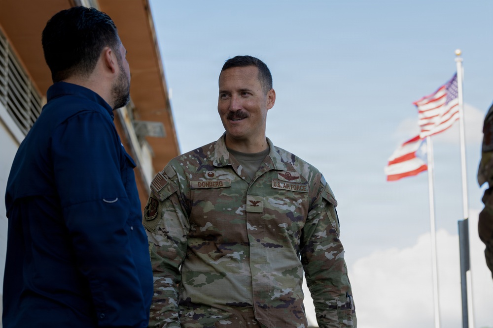 PRNG DV and local agencies visit to Ceiba