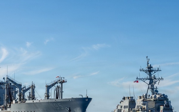 USS Gonzalez Integrates with Carrier Strike Group TEN During Group Sail