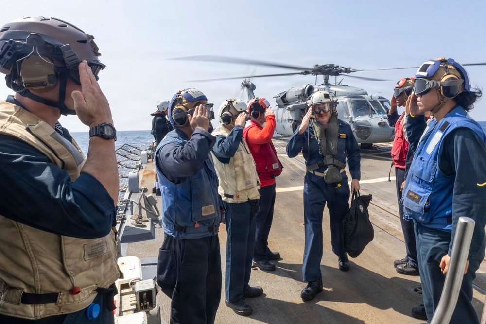 USS Michael Murphy conducts routine operations