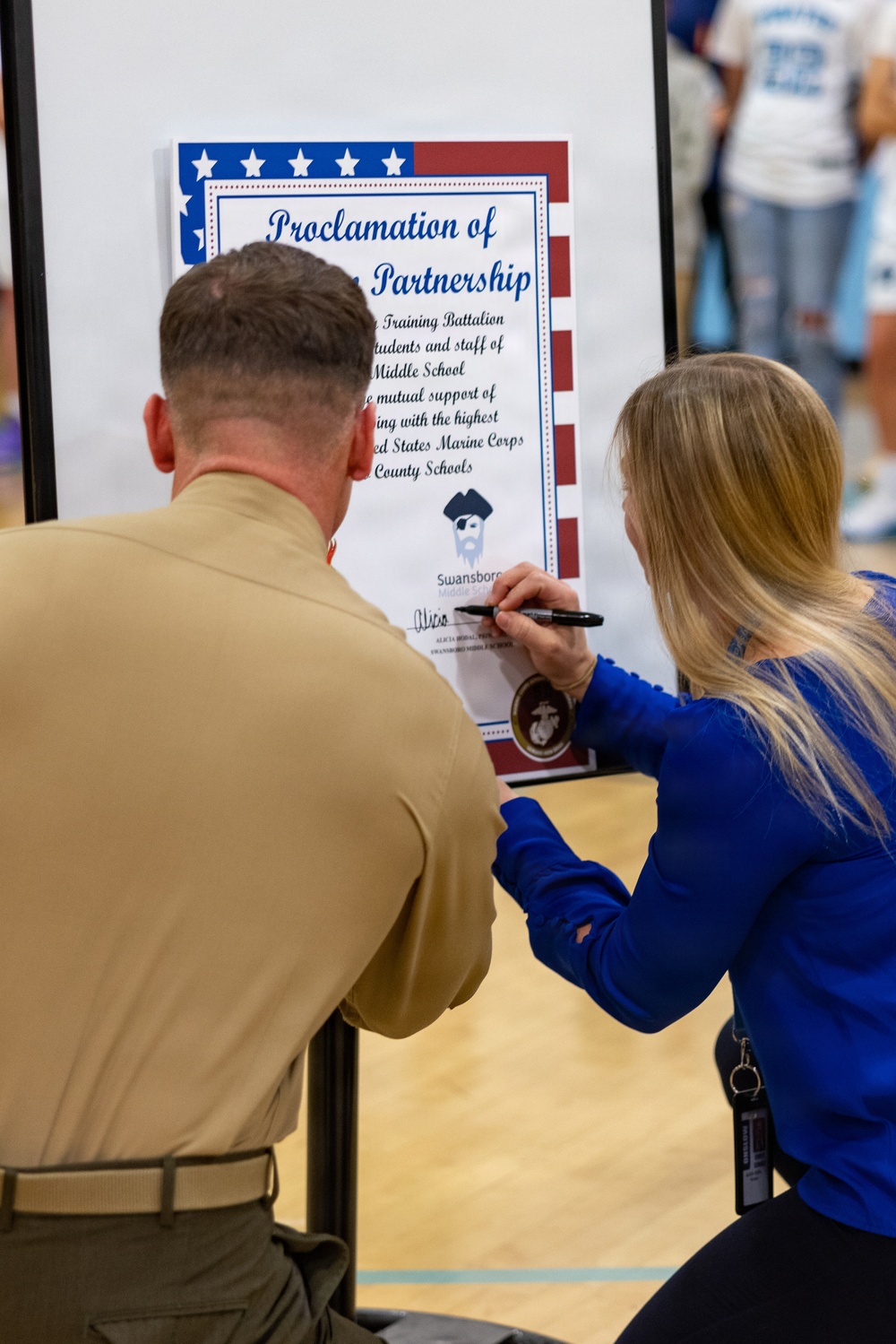 SOI-E Adopts Swansboro Middle School