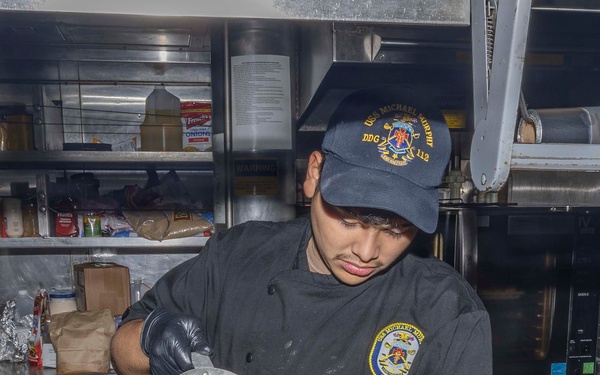 USS Michael Murphy conducts routine operations