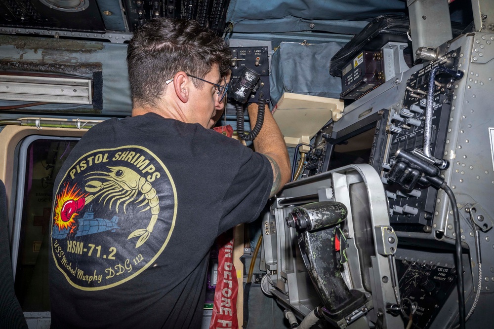 USS Michael Murphy conducts routine operations