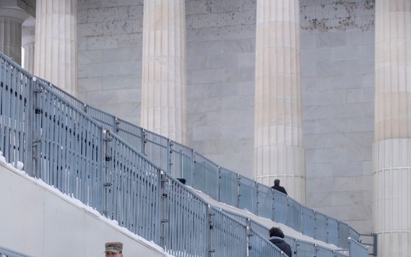 Winter Patrols Near the Lincoln Memorial