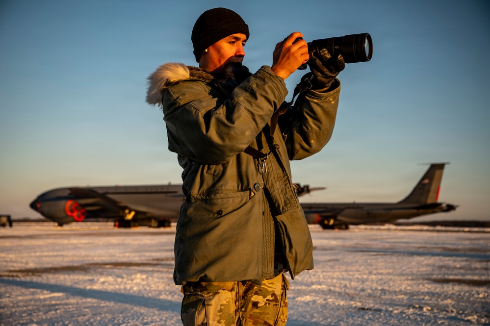 Frigid day on the flight line