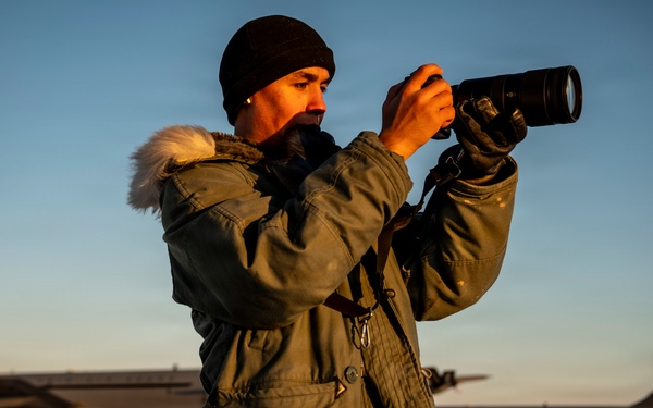 Frigid day on the flight line