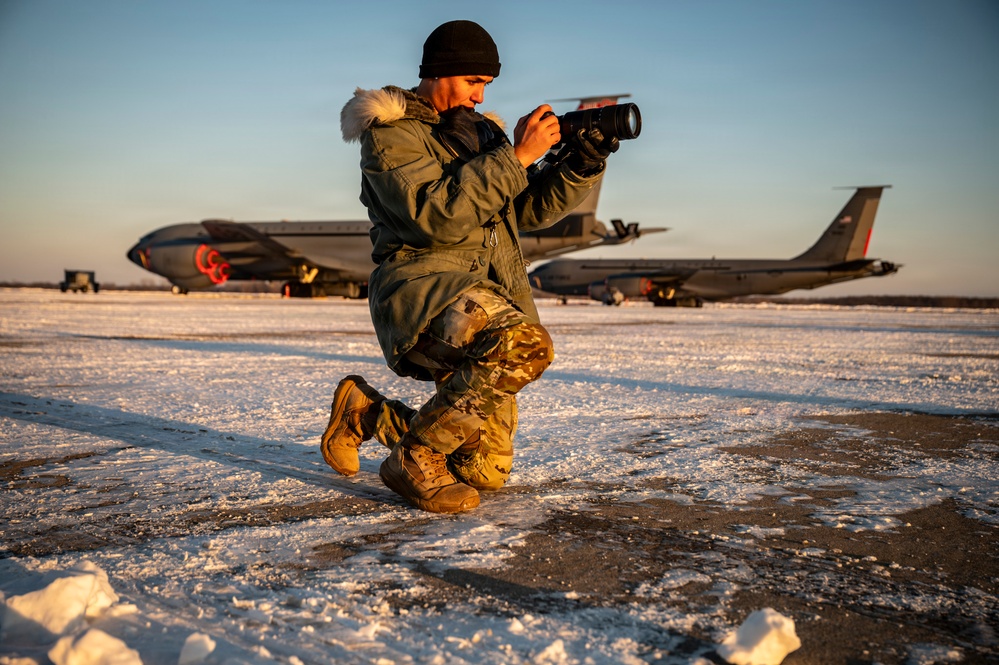 Frigid day on the flight line