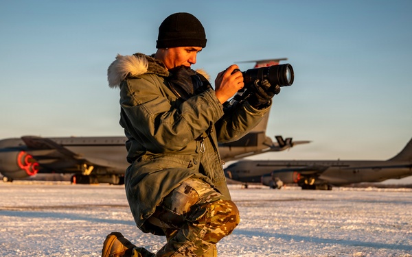 Frigid day on the flight line