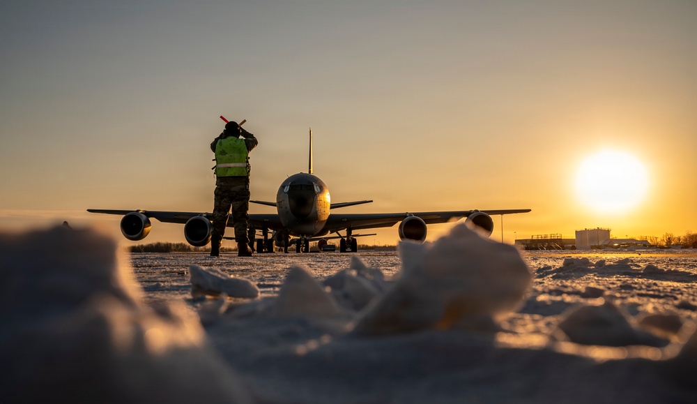 Frigid day on the flight line