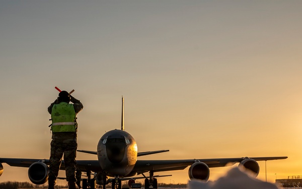 Frigid day on the flight line