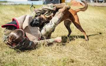 Local police in Aguadilla Puerto Rico visit with 346th EABS defenders