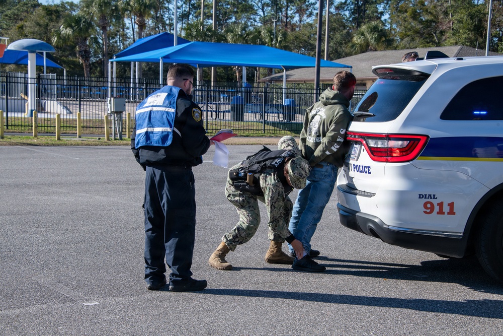 Naval Air Station Jacksonville Citadel Shield-Solid Curtain 2026