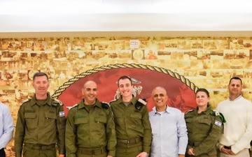 Israeli Defense Force personnel visited Marine Corps Logistics Command (MARCORLOGCOM)