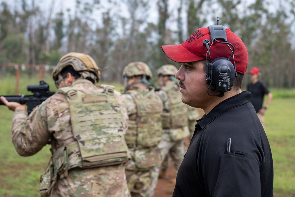 647 SFS qualify Airmen on M4 carbine rifles
