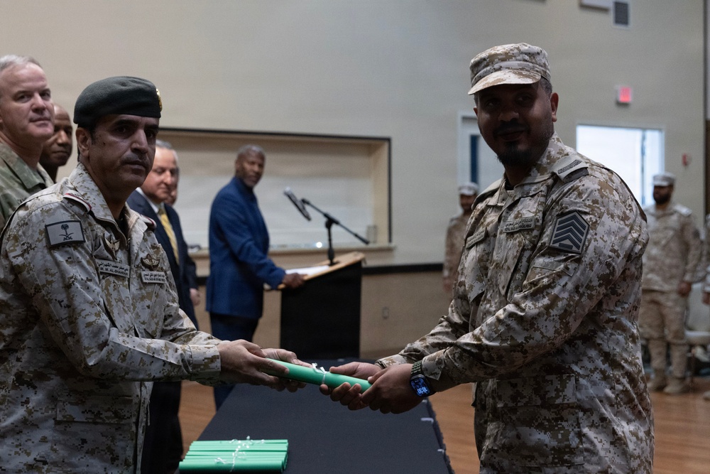 Saudi Air Defense Soldiers Complete THAAD Certification