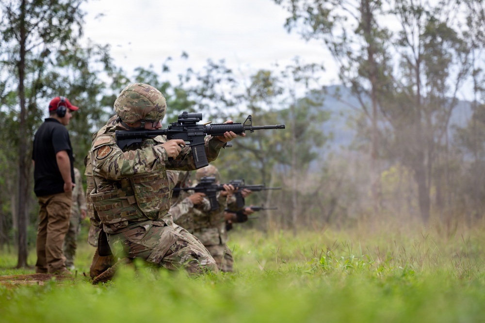 647 SFS qualify Airmen on M4 carbine rifles