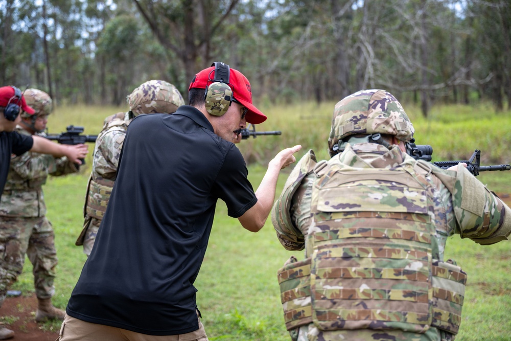 647 SFS qualify Airmen on M4 carbine rifles