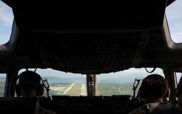 The 14th Airlift Squadron conducts airdrops during Exercise Palmetto Reach