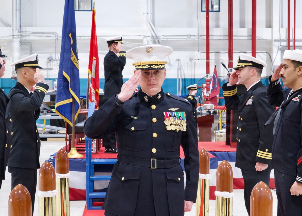 Navy’s unmanned test squadron changes command