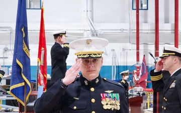 Navy’s unmanned test squadron changes command