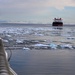 USCGC Polar Star (WAGB 10) escorts motor vessel Stena Polaris through the ice-covered Ross Sea to McMurdo Station during Operation Deep Freeze 2026