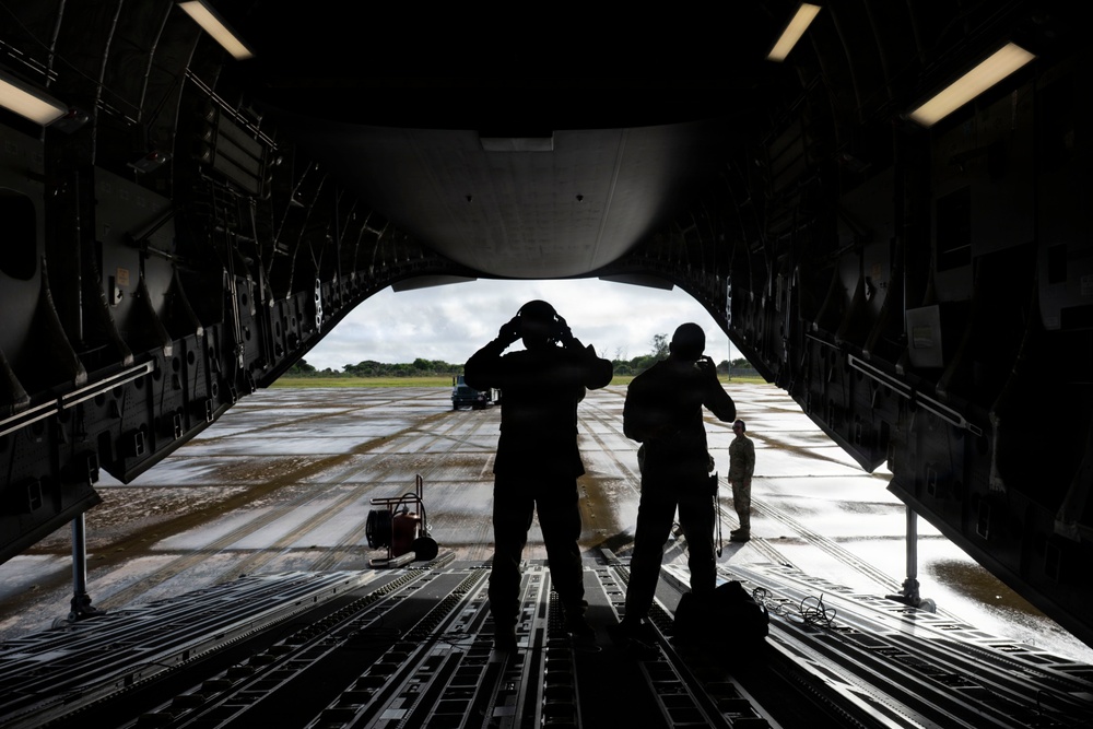 The 437th Airlift Wing conducts a community engagement event during Exercise Palmetto Reach