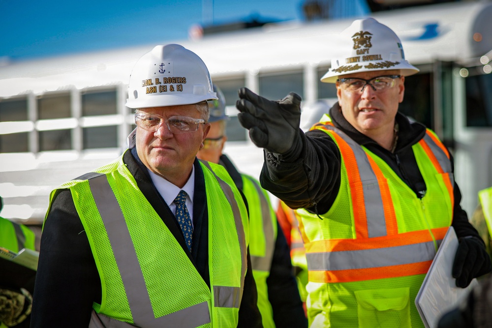 The Honorable Brendan P. Rogers, Assistant Secretary of the Navy Visits Portsmouth Naval Shipyard