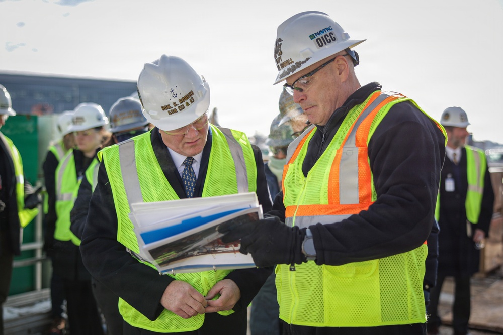 The Honorable Brendan P. Rogers, Assistant Secretary of the Navy Visits Portsmouth Naval Shipyard