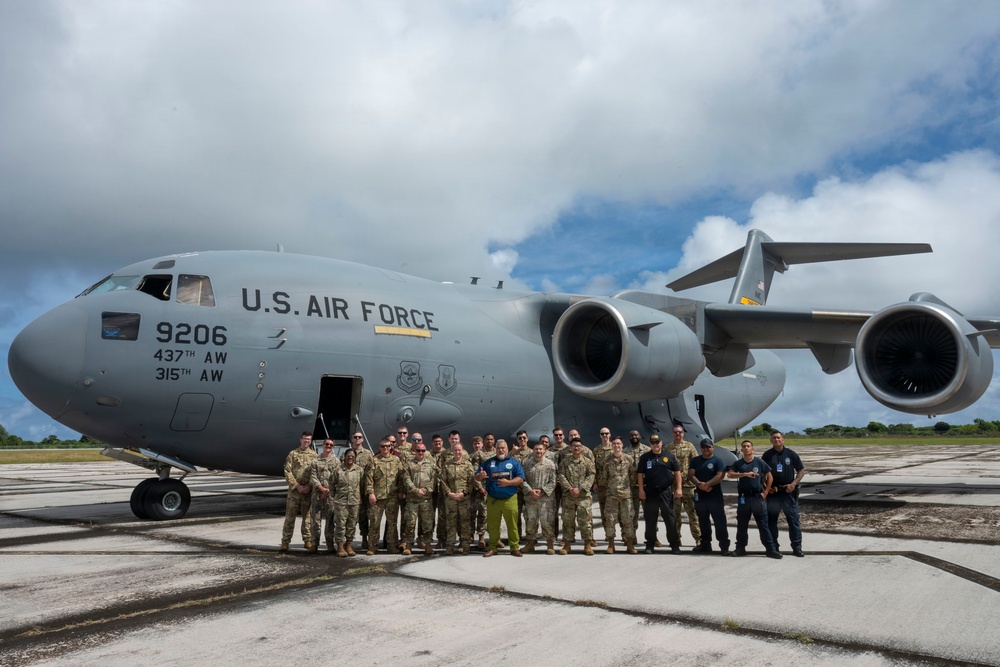 The 437th Airlift Wing conducts a community engagement event during Exercise Palmetto Reach