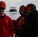 USCGC Polar Star (WAGB 10) escorts motor vessel Stena Polaris through the ice-covered Ross Sea to McMurdo Station during Operation Deep Freeze 2026