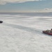 USCGC Polar Star (WAGB 10) escorts motor vessel Stena Polaris through the ice-covered Ross Sea to McMurdo Station during Operation Deep Freeze 2026