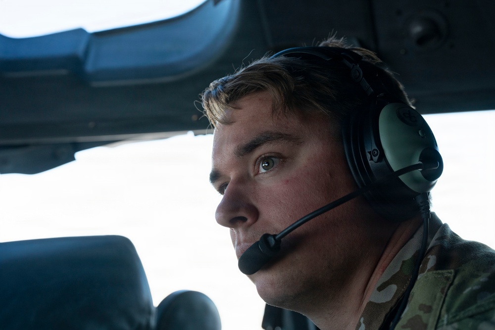 The 14th Airlift Squadron conducts a low-level sortie during Exercise Palmetto Reach