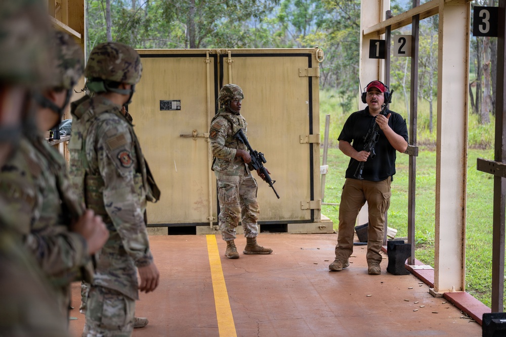 647 SFS qualify Airmen on M4 carbine rifles