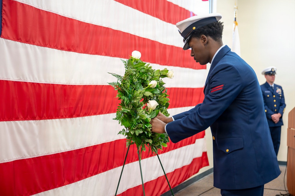 Members attend Blackthorn Memorial at Base Galveston