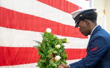Members attend Blackthorn Memorial at Base Galveston