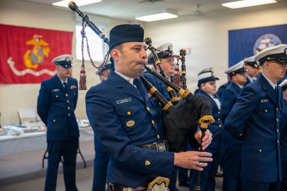 Members attend Blackthorn Memorial at Base Galveston