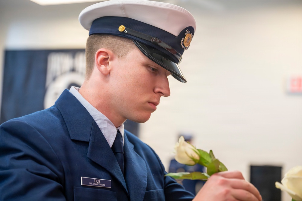 Members attend Blackthorn Memorial at Base Galveston