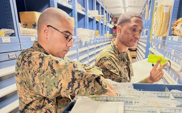 Marines With MALS-14 Conduct Aircraft Parts Inventory