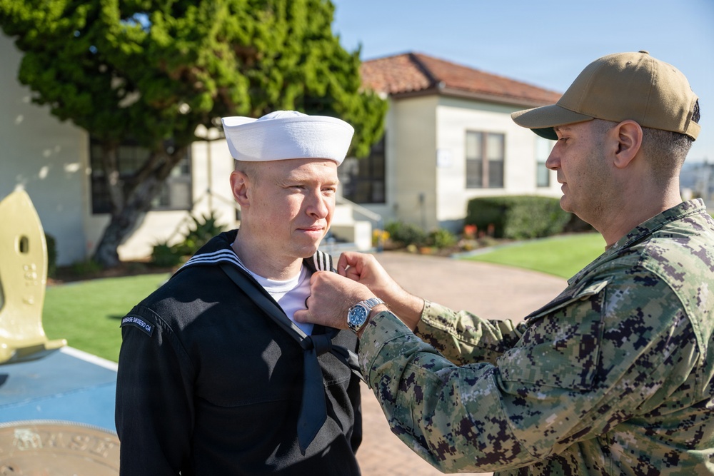 GM2 Timothy Weber Receives ESWS Pin