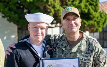 GM2 Timothy Weber Receives ESWS Pin